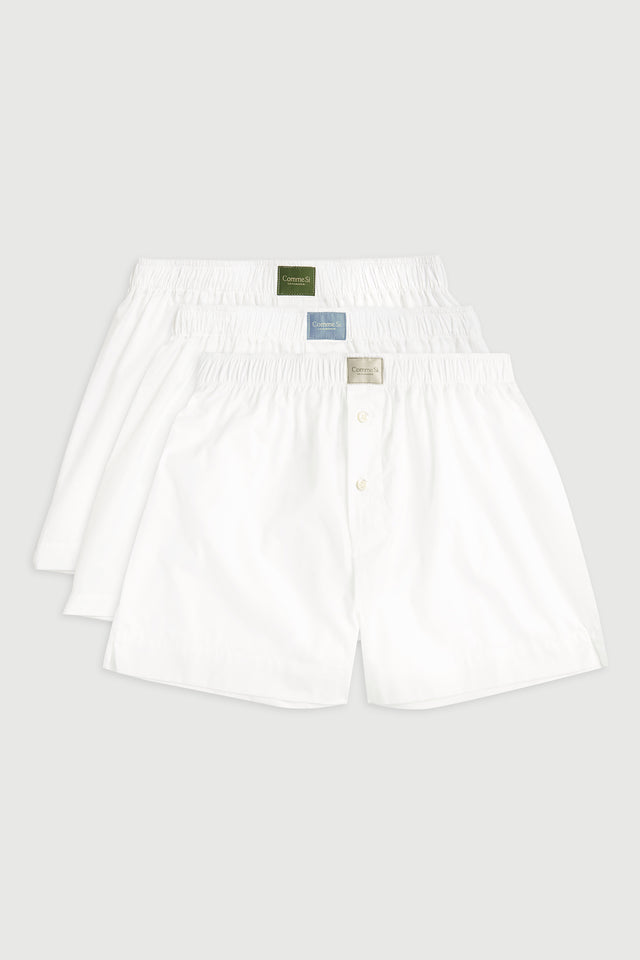 La Boxer Classica Trio, Core whites, Cotton Poplin, Comme Si